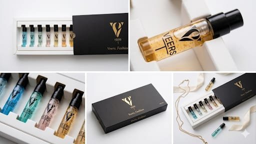 veers fashion perfume discovery gift set, 10 x 2ml vials, eau de parfum, unisex, long lasting fragrance, all season scents veers fashion perfume discovery gift set, 10 x 2ml vials, eau de parfum, unisex, long lasting fragrance, all season scents